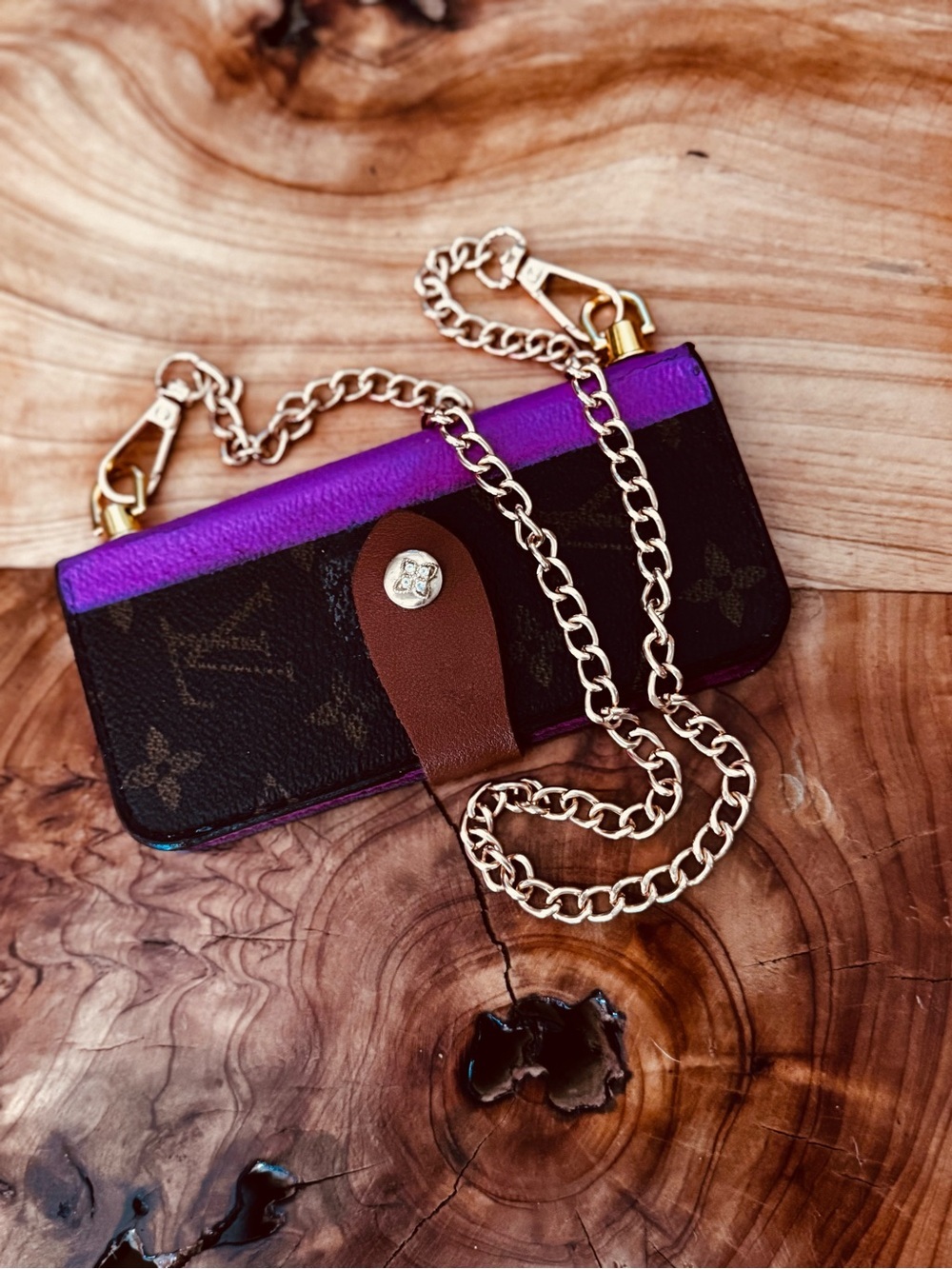 Louis Vuitton 2016 Monogram iPhone 6 Folio Case reinvented - Picture 3 of 15